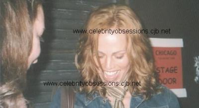 Kristin with a Fan !!!