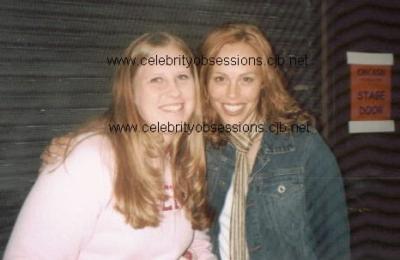 Kristin with a Fan!!